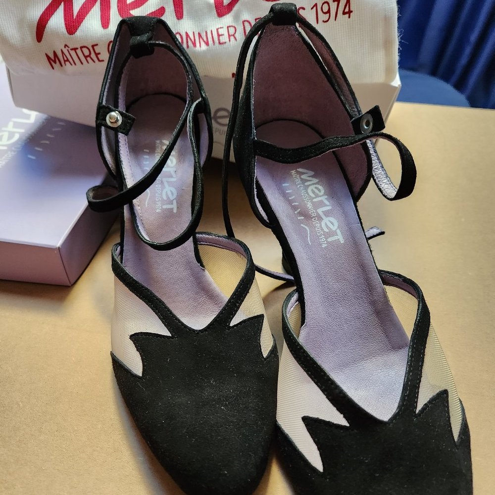 Merlet Salsa dance competition shoe